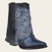 Botín casual en piel genuina para dama Botas y Botines 