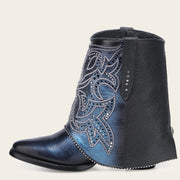 Botín casual en piel genuina para dama Botas y Botines 