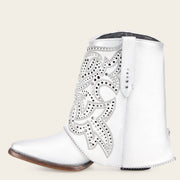 Botín casual en piel genuina para dama Botas y Botines 