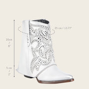 Botín casual en piel genuina para dama Botas y Botines 