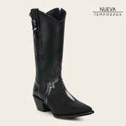 Bota Vaquera en piel genuina de mantarraya para dama