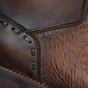 Bota urbana en piel genuina de tiburón para caballero Botas y Botines 