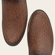 Bota urbana en piel genuina de tiburón para caballero Botas y Botines 