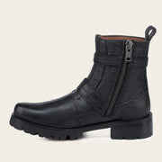 Botín urbano en piel genuina de avestruz para caballero Botas y Botines 