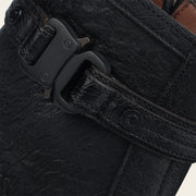 Botín urbano en piel genuina de avestruz para caballero Botas y Botines 