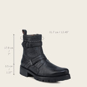 Botín urbano en piel genuina de avestruz para caballero Botas y Botines 