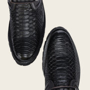 Botín urbano en piel genuina de pitón para caballero Botas y Botines 