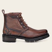 Botín urbano en piel genuina de venado para caballero Botas y Botines 