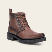 Botín urbano en piel genuina de venado para caballero Botas y Botines 