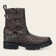 Botín biker en piel genuina de fuscus para caballero Botas y Botines 