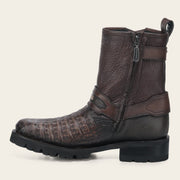 Botín biker en piel genuina de fuscus para caballero Botas y Botines 