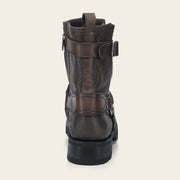 Botín biker en piel genuina de fuscus para caballero Botas y Botines 