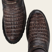 Botín biker en piel genuina de fuscus para caballero Botas y Botines 