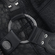 Botín biker en piel genuina de cuello de toro para caballero Botas y Botines 