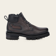 Botín urbano en piel genuina de venado italiano para Caballero Botas y Botines 