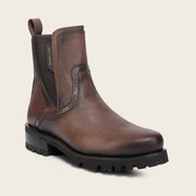 Botín urbano en piel genuina de venado italiano para Caballero Botas y Botines 