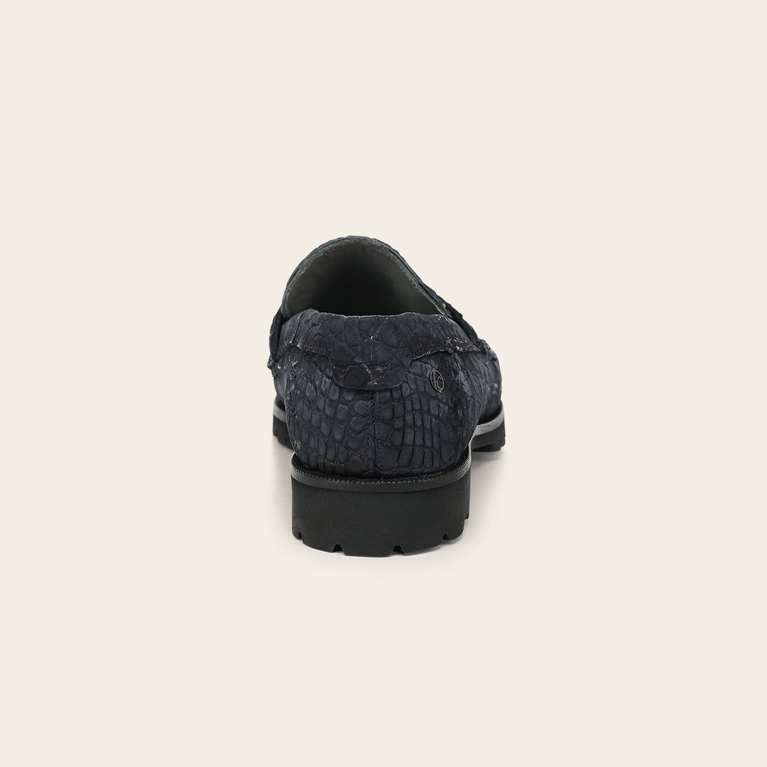 Loafer en piel de caimán para caballero