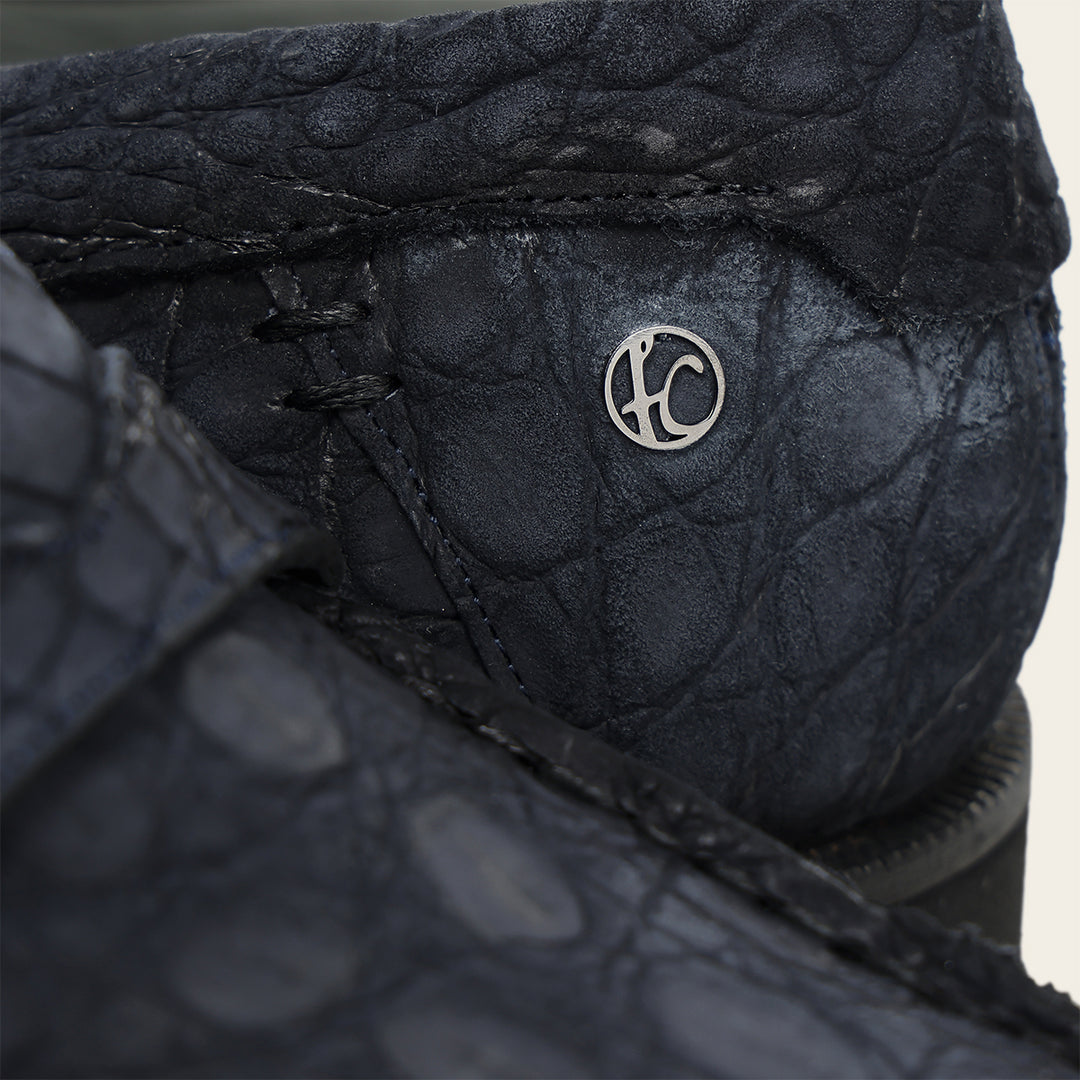 Loafer en piel de caimán para caballero