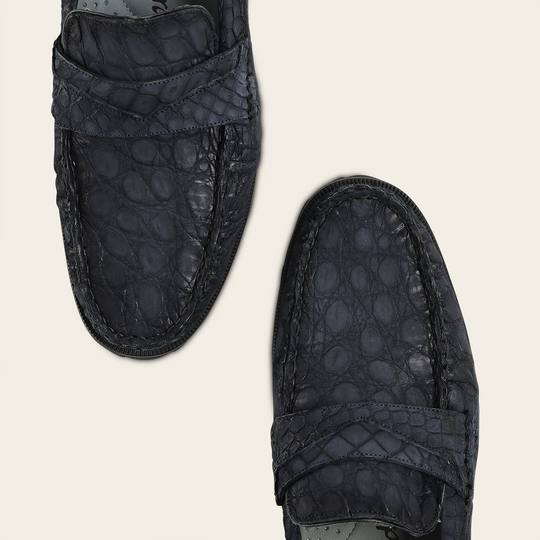 Loafer en piel de caimán para caballero