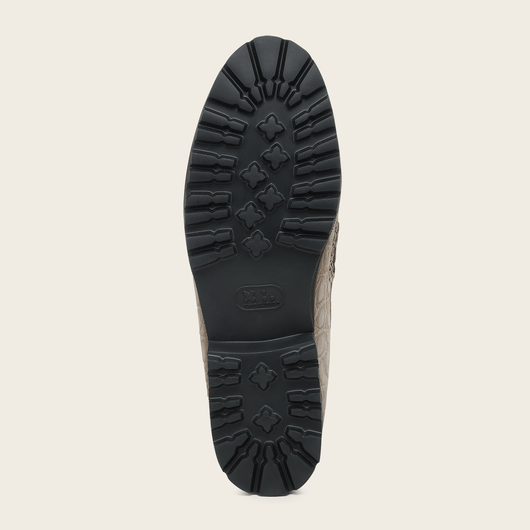 Loafer en piel de caimán para caballero