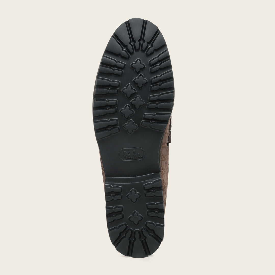Loafer en piel de caimán para caballero