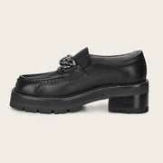 Mocasín en piel genuina de mantarraya para dama Zapatos 