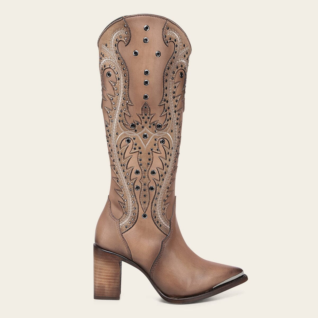 Bota tradicional en piel genuina para dama Botas y Botines 