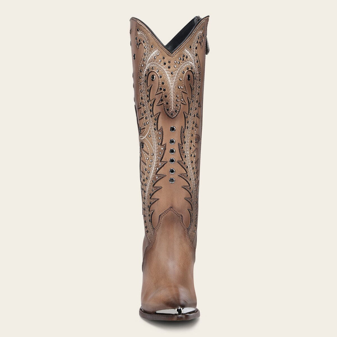 Bota tradicional en piel genuina para dama Botas y Botines 