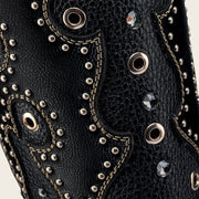 Bota tradicional en piel genuina de pitón para dama Botas y Botines 