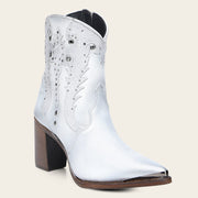 Botín tradicional en piel genuina para dama Botas y Botines 