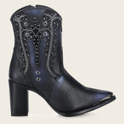 Botín tradicional en piel genuina para dama Botas y Botines 