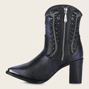 Botín tradicional en piel genuina para dama Botas y Botines 