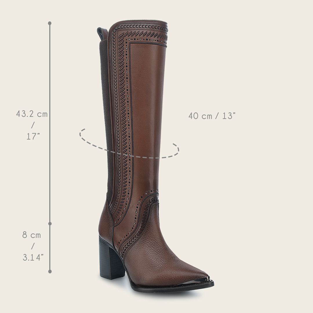Bota casual en piel genuina para dama – Cuadra México