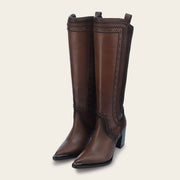 Bota casual en piel genuina para dama Botas y Botines 