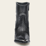 Botín en piel genuina de pitón para dama Botas y Botines 