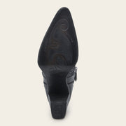 Botín en piel genuina de pitón para dama Botas y Botines 