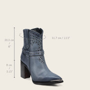 Botín en piel genuina para dama Botas y Botines 