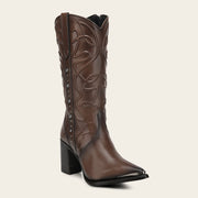 Bota casual en piel genuina de becerro para dama Botas y Botines 