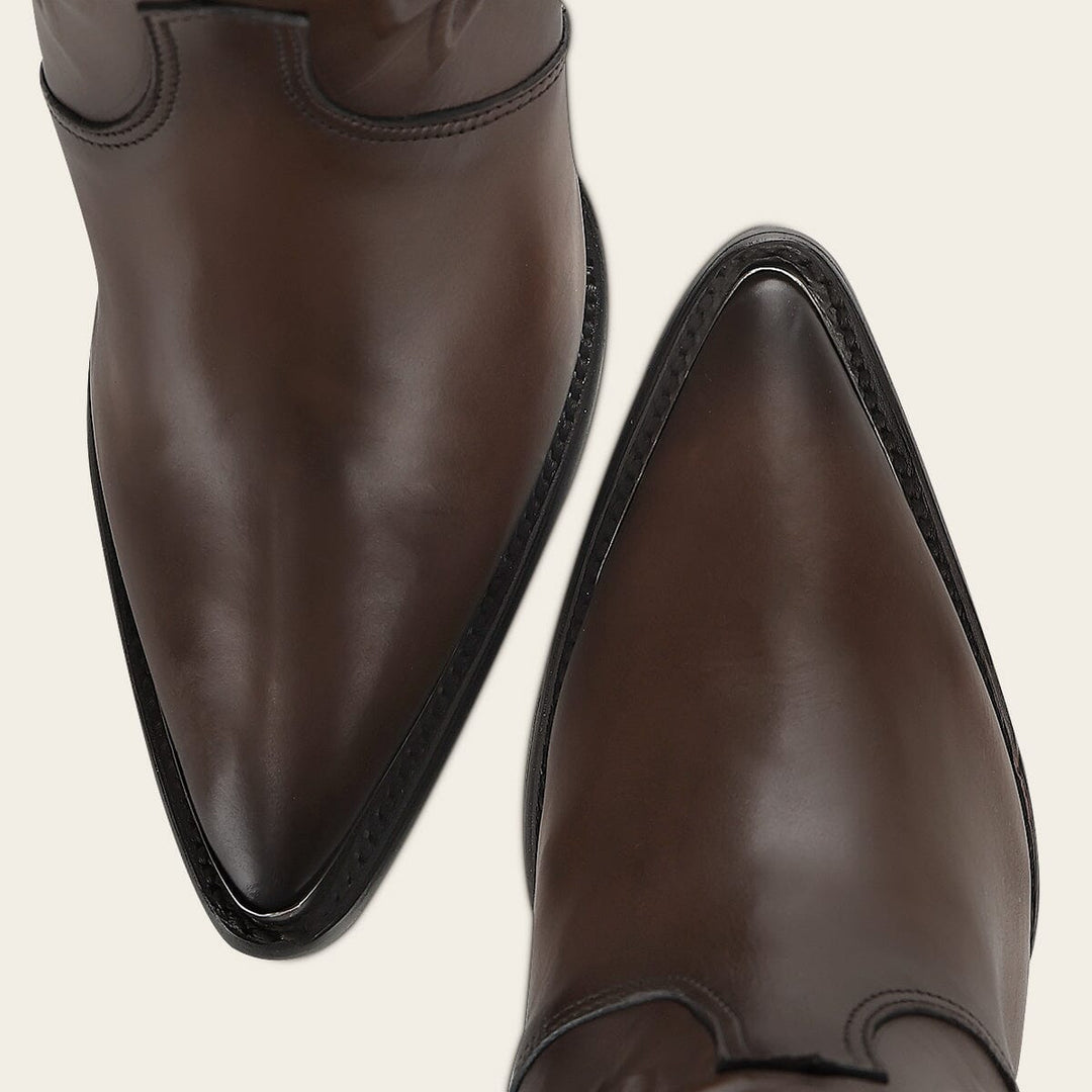 Bota casual en piel genuina de becerro para dama Botas y Botines 