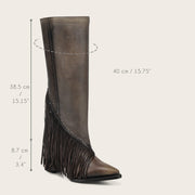 Bota casual en piel genuina para dama Botas y Botines 