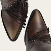 Bota casual en piel genuina para dama Botas y Botines 