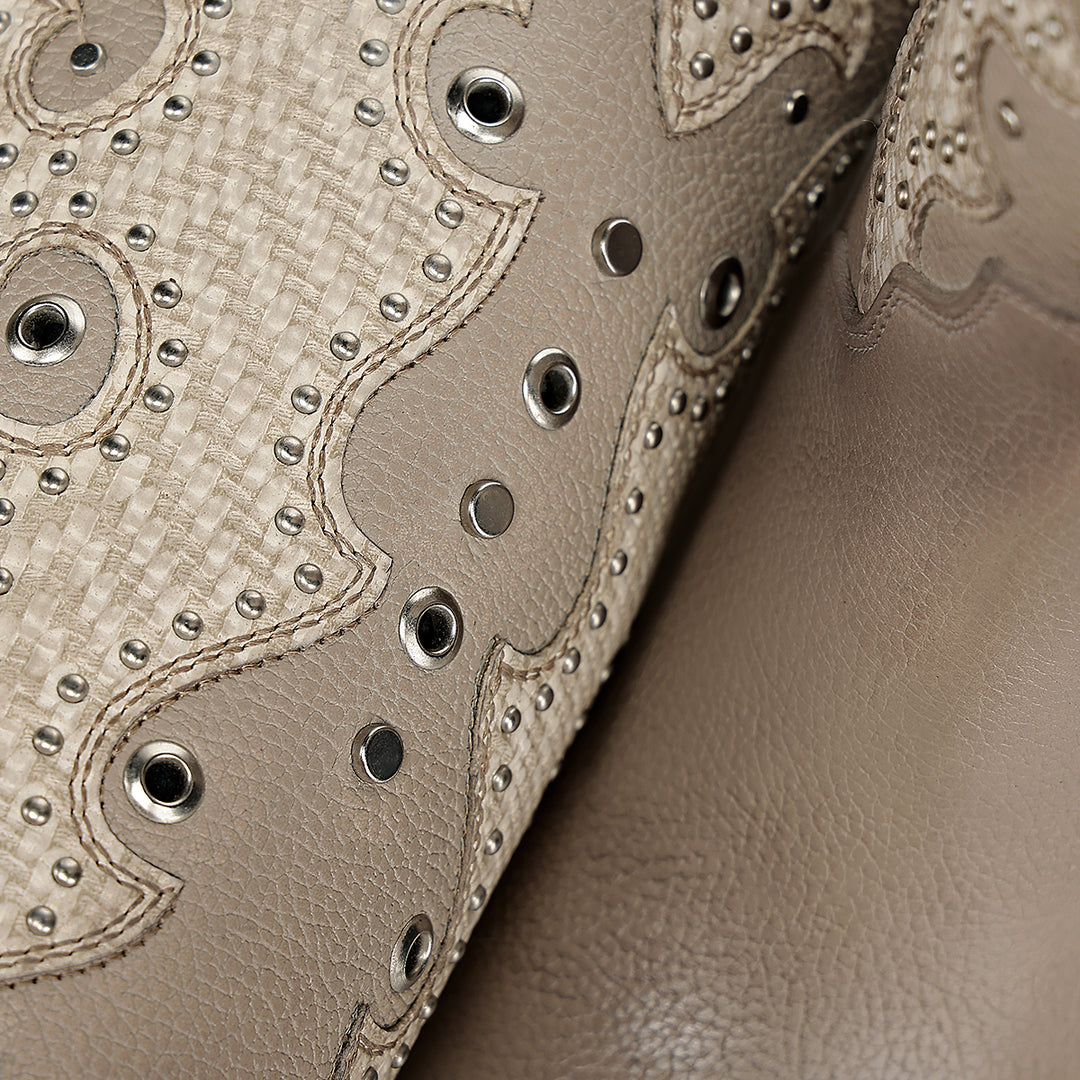 Bota tradicional en piel genuina para dama