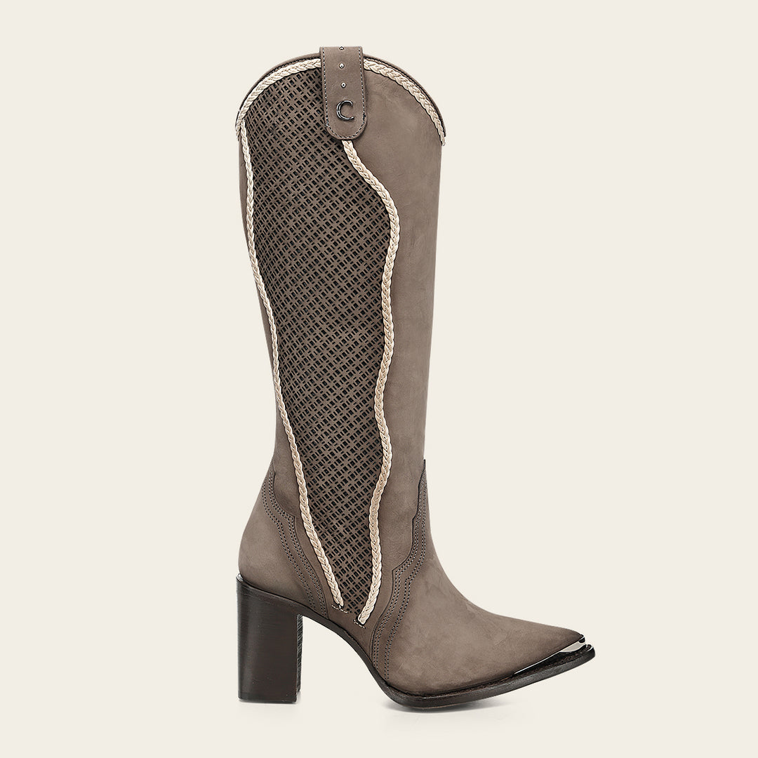 Bota en piel genuina de becerro para dama