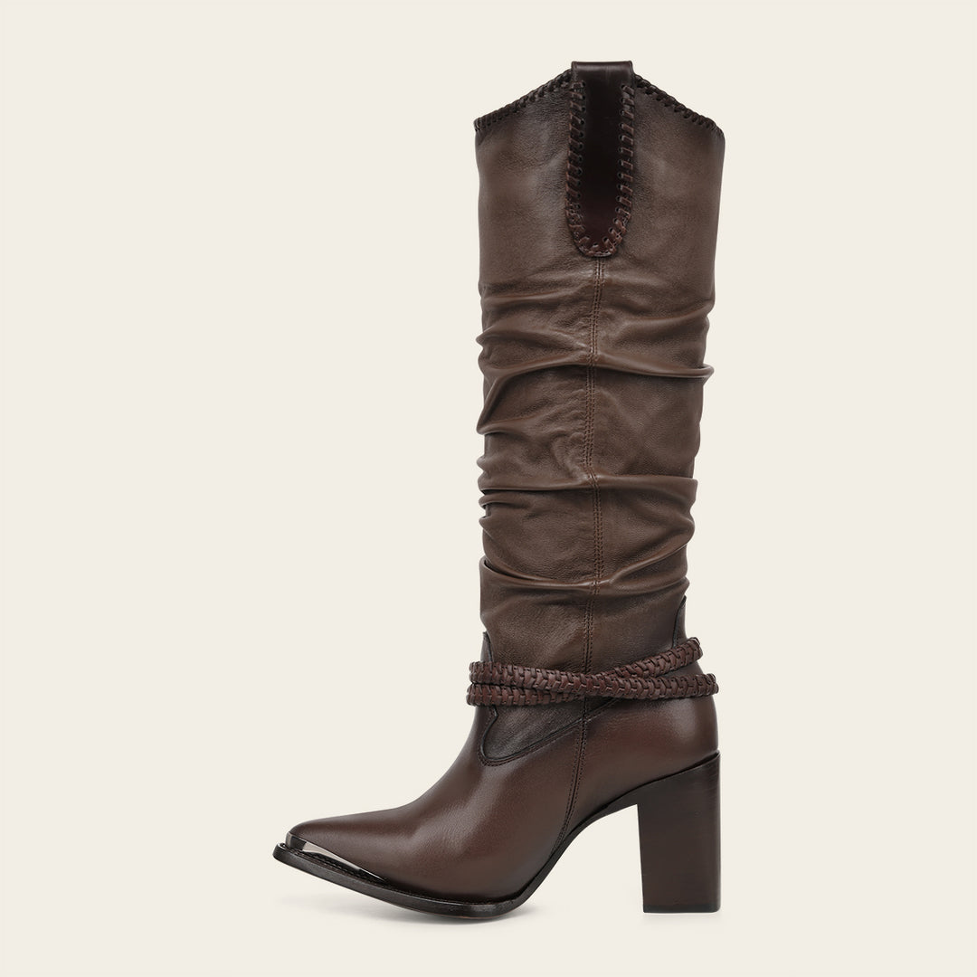 Bota Vaquera en piel genuina de bovino para dama
