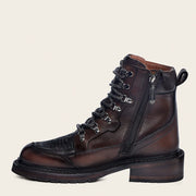 Botín urbano en piel genuina de tiburón para caballero Botas y Botines 