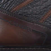 Botín urbano en piel genuina de tiburón para caballero Botas y Botines 