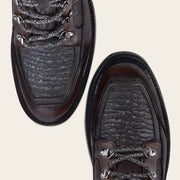 Botín urbano en piel genuina de tiburón para caballero Botas y Botines 