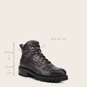 Botín urbano en piel genuina de fuscus para caballero Botas y Botines 