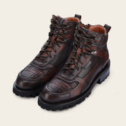 Botín urbano en piel genuina de fuscus para caballero Botas y Botines 