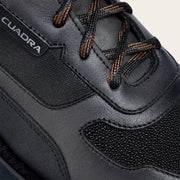 Botín urbano en piel genuina de mantarraya para caballero Botas y Botines 